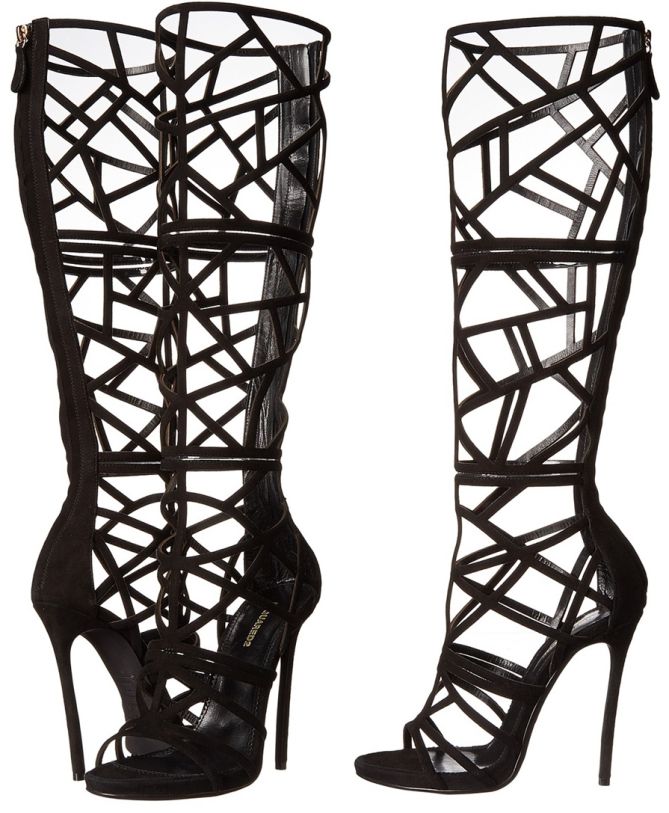 dsquared2 cage sandals knee high 2-horz