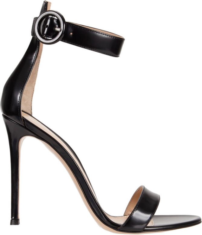 gianvito rossi portofino black suede 2