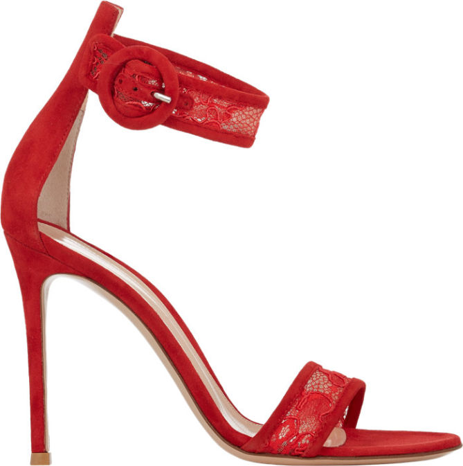 gianvito rossi portofino lace red