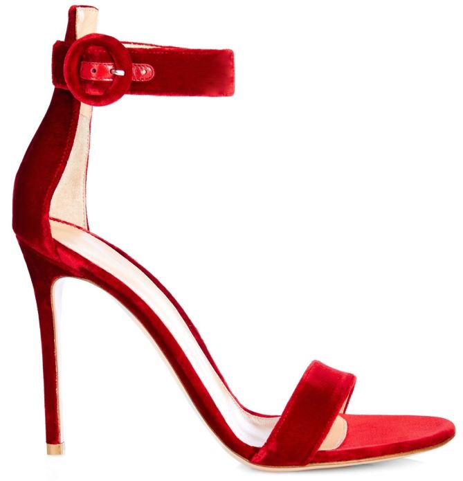 gianvito rossi portofino velvet sandals