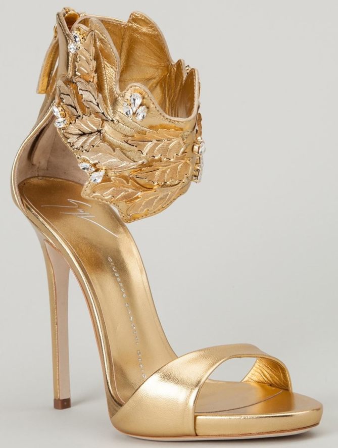 giuseppe zanotti embroidered jeweled sandals