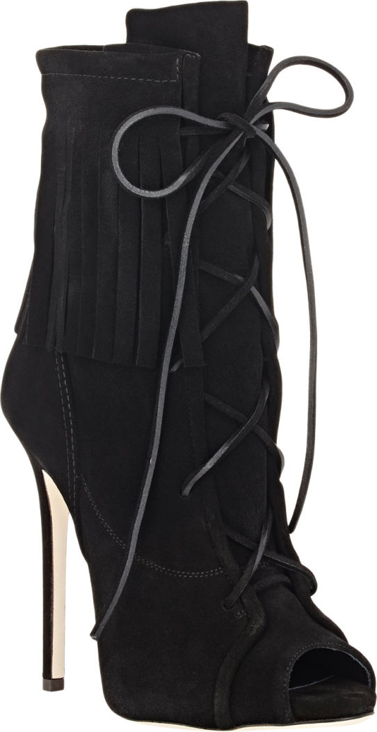 giuseppe zanotti lace up bootss open toe 2