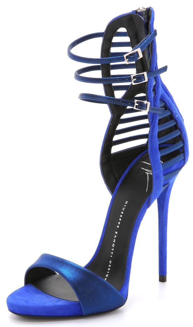 giuseppe zanotti suede strappy cutout sandals 2