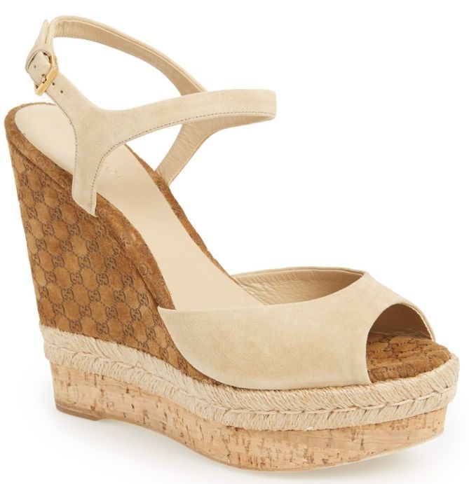 gucci wedge sandals