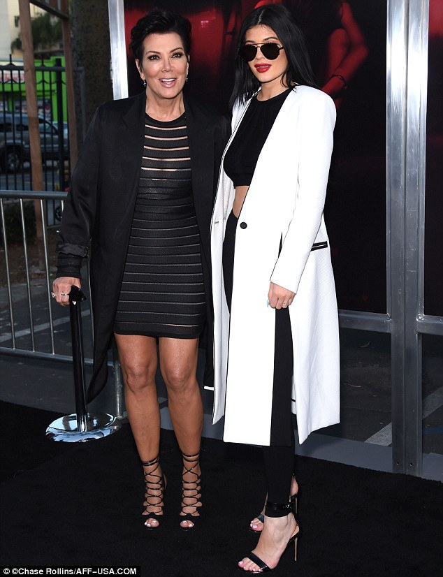 kris jenner lace up sandals gallows premiere