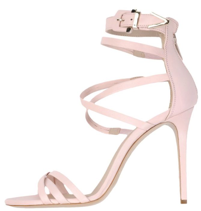 le silla strappy ankle wrap sandals 239