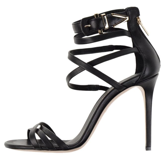 le silla strappy ankle wrap sandals 6
