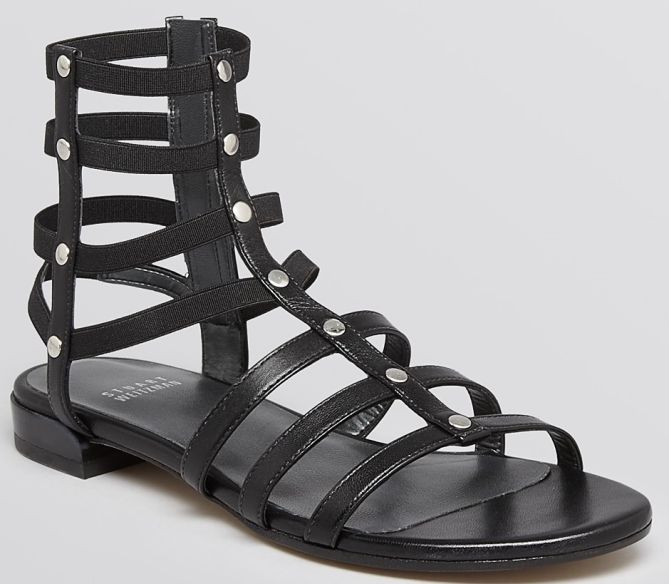 stuart weitzman flat gladiator sandals