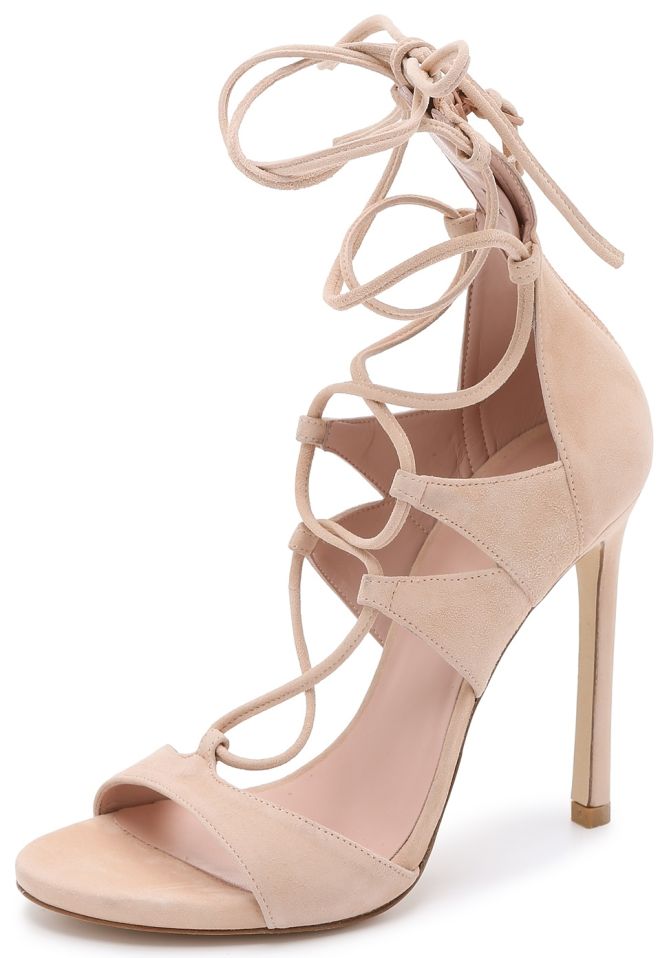 stuart weitzman legwrap lace up sandals 2