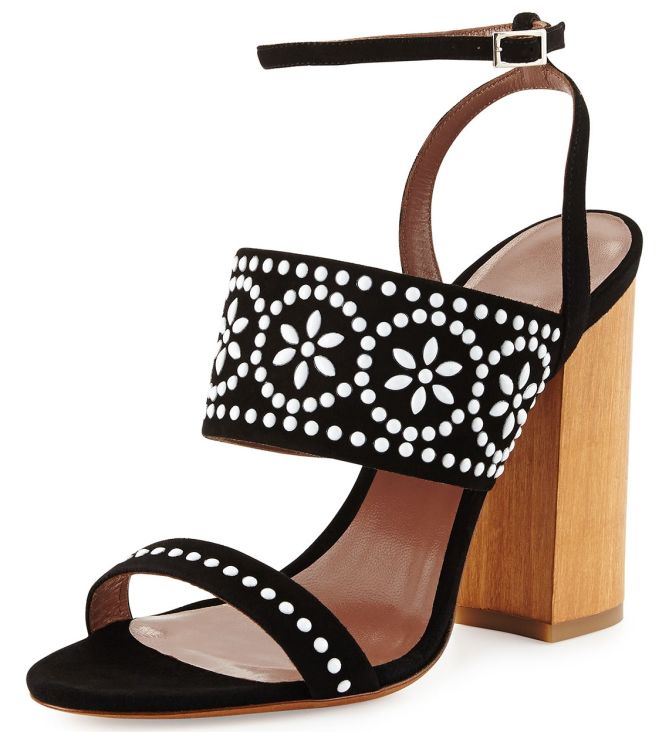 tabitha simmons embellished sandals