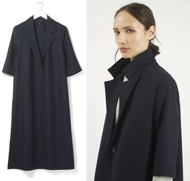 topshop tailored duster coat-horz