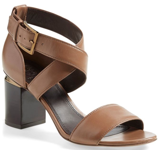 tory burch cross strap sandals