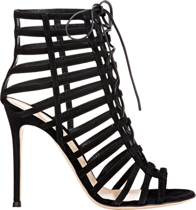 gianvito rossi lace up cage sandals 2