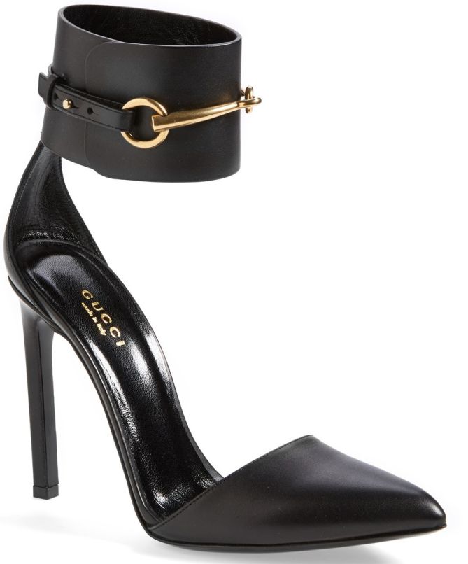 gucci ursual ankle cuff pumps