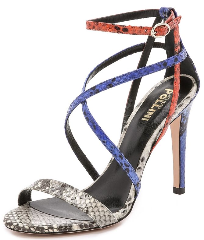 studio pollini snake sandals