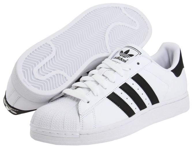 adidas superstar 2 leather sneakers