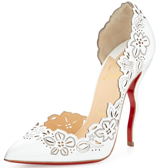 christian louboutin laser cut beloved pumps