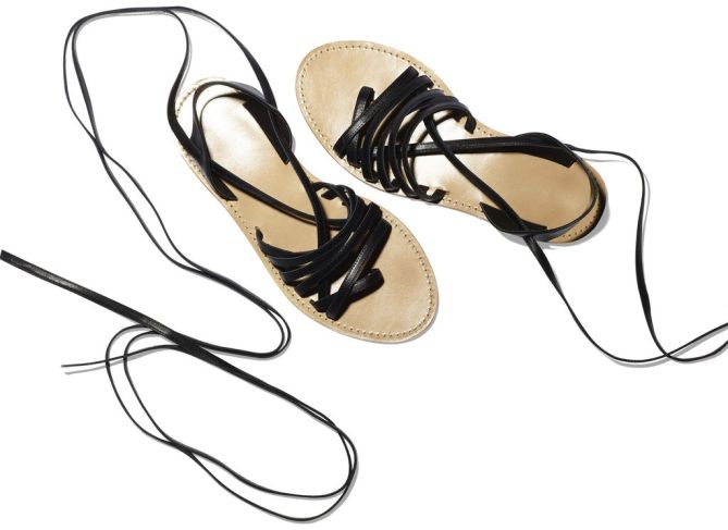band of outsiders strappy sandals 444