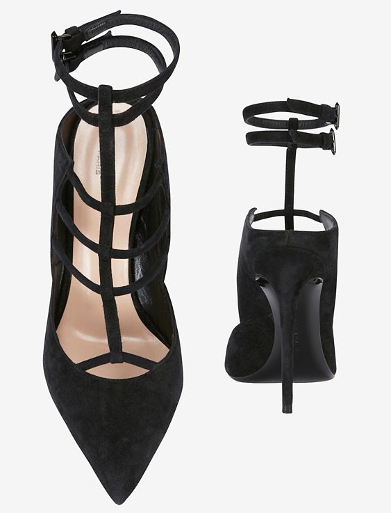 barbara bui pointed ankle strap pumps
