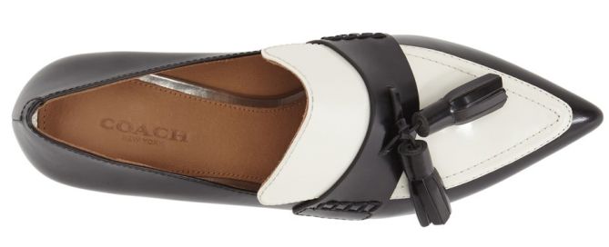 coach betty loafer pumps