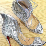 Christian Louboutin So Kate Python 120mm Red Sole Pump, Cappucine ...