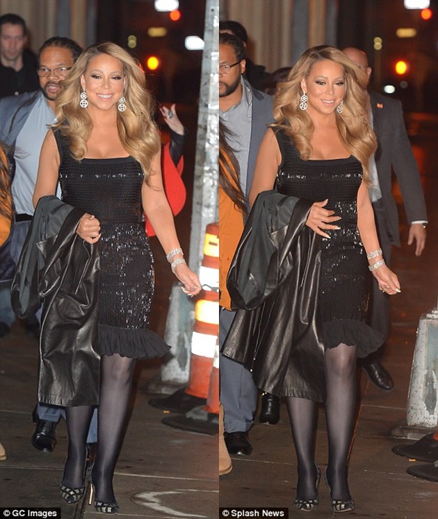 Mariah Carey Soars in 6-Inch Heels, Minidress & Duster Coat in NYC –  Footwear News