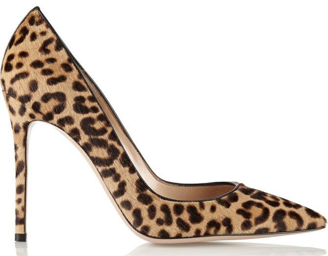 gianvito rossi leopard print pumps