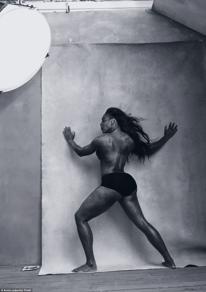 serena williams pirelli calendar 2016