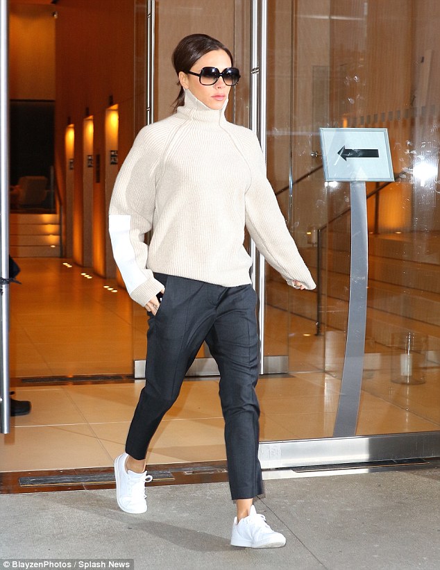 Victoria Beckham Wears Adidas Stan Smiths