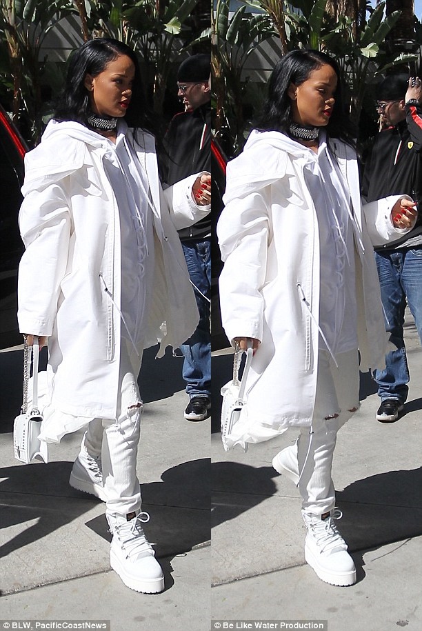 Rihanna In Chanel Sneakers Ensemble –RARE!