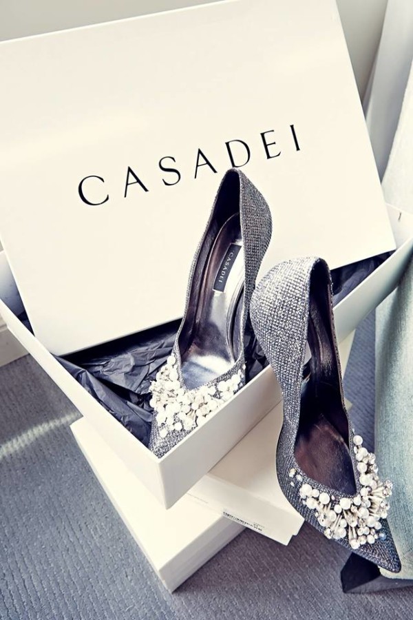 CASADEI Embellished Stiletto Pumps Shoes Post