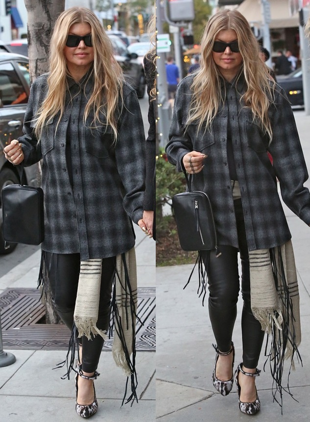 Fergie Fashions Fringes to the Hilt, Hot or Not? – Shoes Post