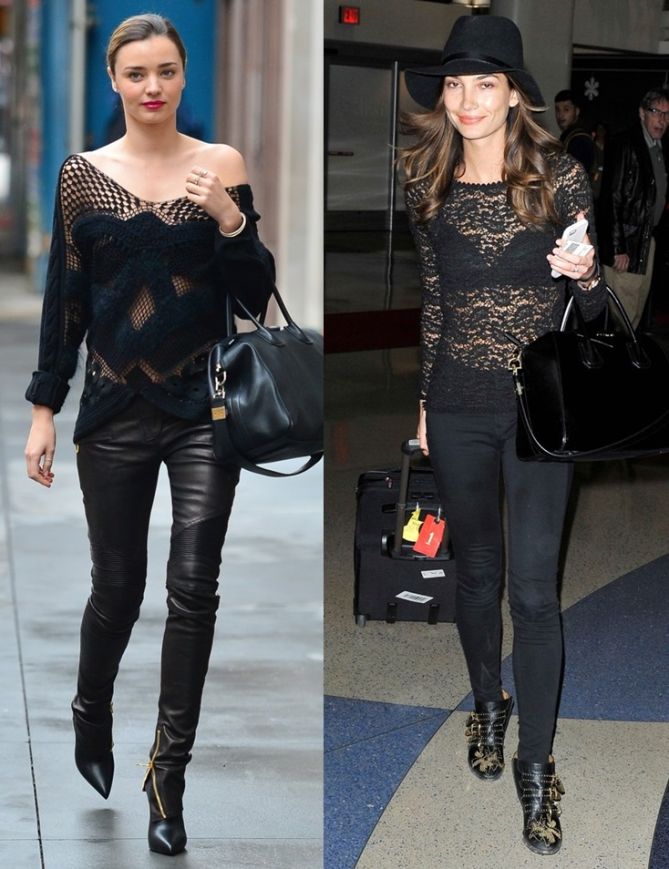 Who Looks Hotter in Her Sheer Top and Rocker Boots, Miranda Kerr or ...