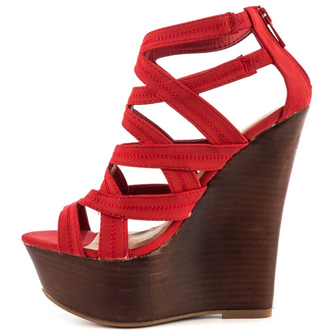 Miami – Red JustFab – Shoes Post