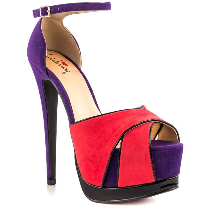 Night Glow – Red Purple Suede Luichiny – Shoes Post