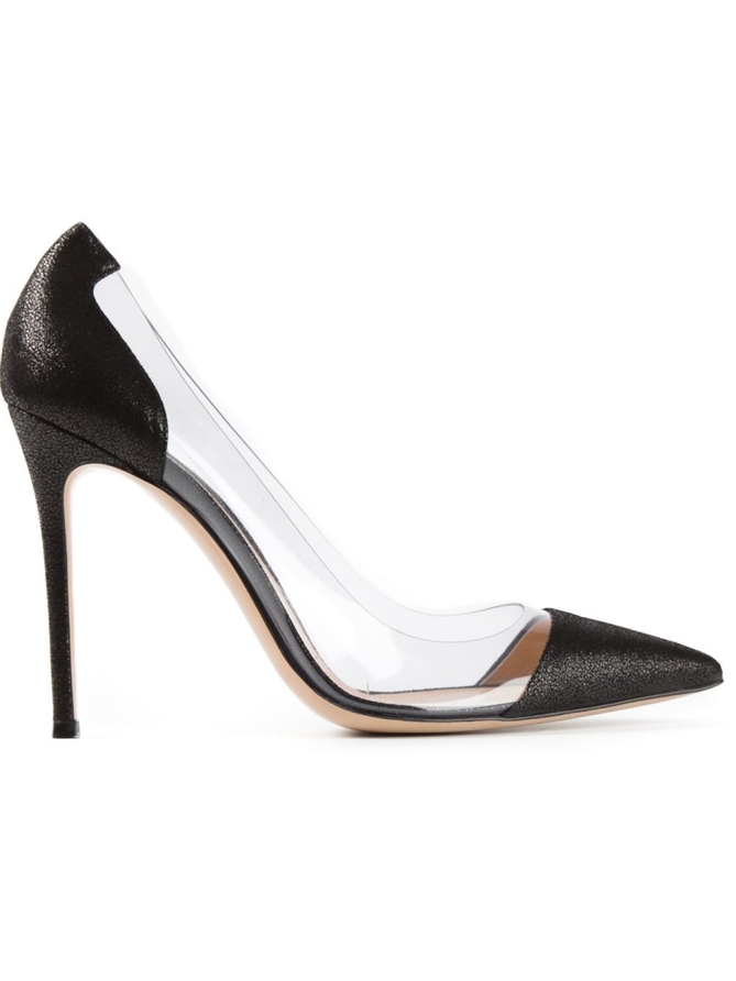 GIANVITO ROSSI Perspex Panel Pumps – Shoes Post