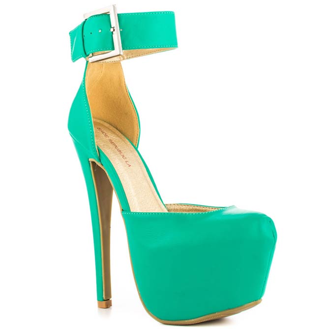 Shoe Republic Shanna – Sea Green – Shoes Post