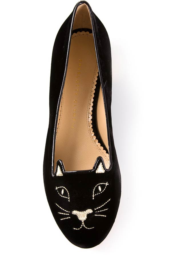 CHARLOTTE OLYMPIA ‘Kitty’ flats – Shoes Post