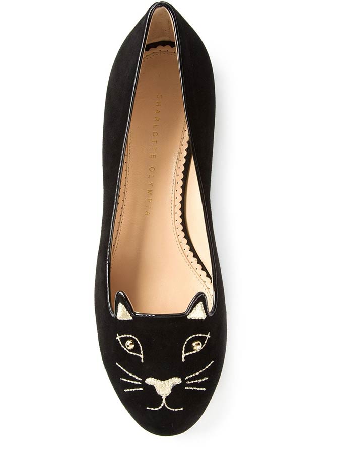 CHARLOTTE OLYMPIA ‘Kitty’ flats – Shoes Post