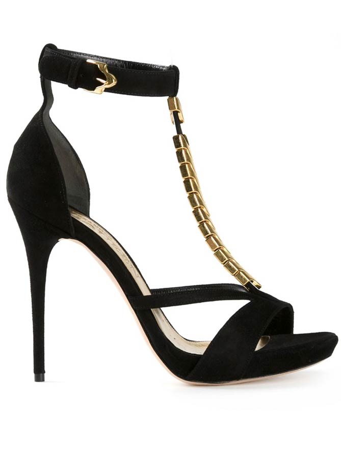 ALEXANDER MCQUEEN Scale Chain Sandals – Shoes Post
