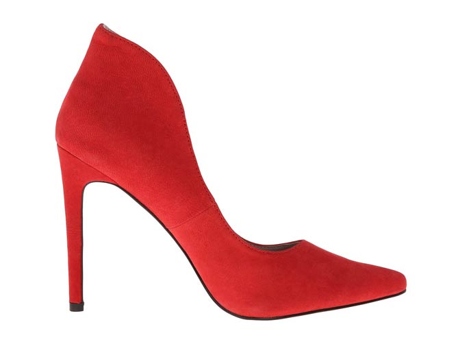 Betsey Johnson Madam Red Suede – Shoes Post