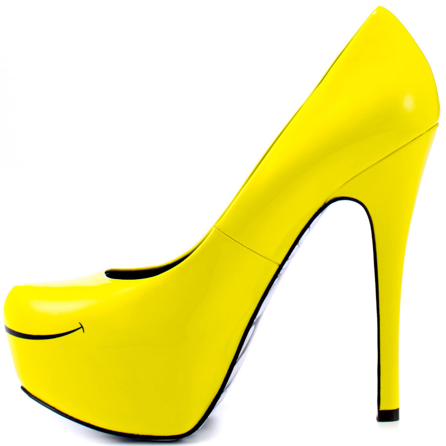 Taylor Says Smiles – Yellow – Shoes Post