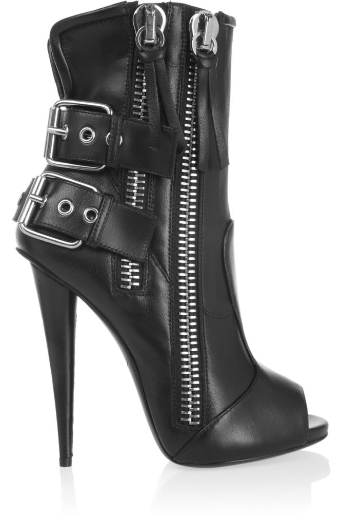 GIUSEPPE ZANOTTI Alien Leather Ankle Boots – Shoes Post