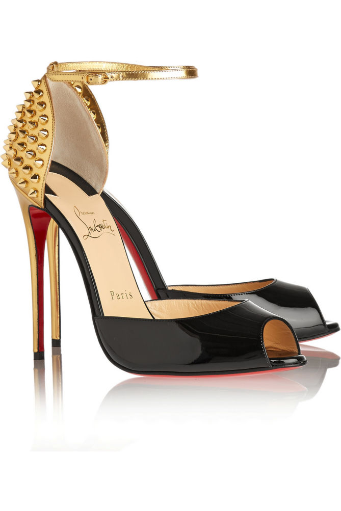 CHRISTIAN LOUBOUTIN Pina Spike 120 Patent-leather Pumps – Shoes Post