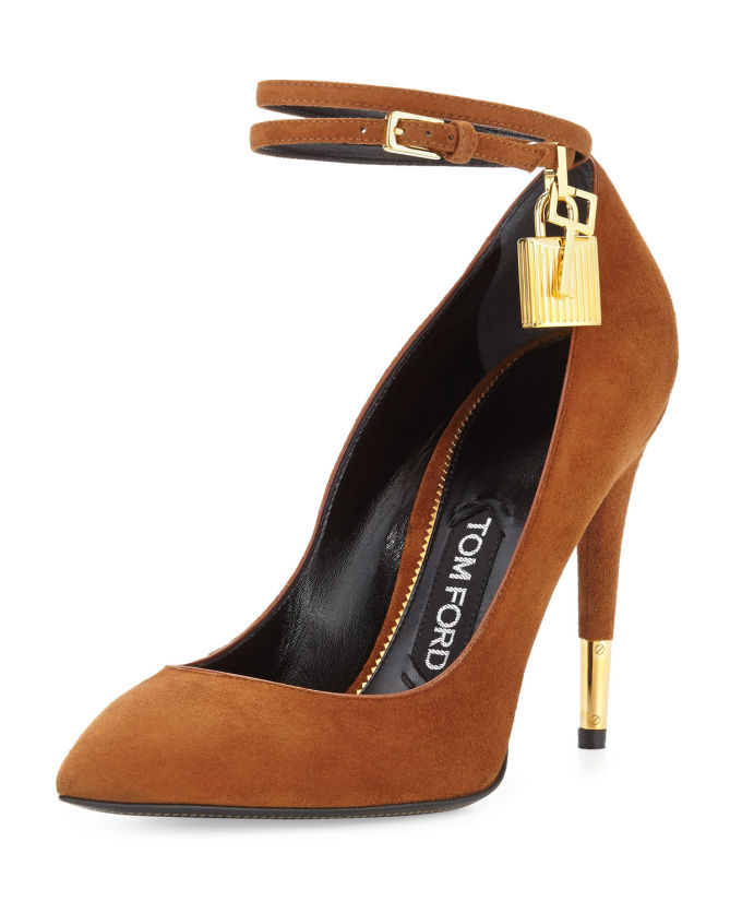 Tom Ford Padlock Ankle-Wrap Shoes – Shoes Post