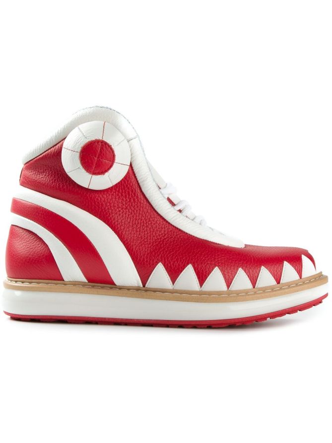WALTER VAN BEIRENDONCK 'Crocodile' Hi-top Sneakers – Shoes Post