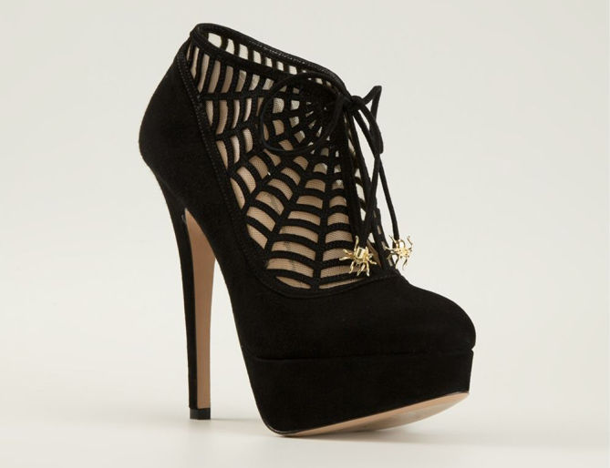 CHARLOTTE OLYMPIA ‘Minerva Web’ Ankle Boots – Shoes Post