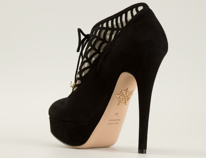CHARLOTTE OLYMPIA ‘Minerva Web’ Ankle Boots – Shoes Post