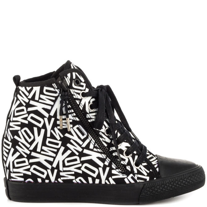 DKNY Carmilla Dbl Zip – Black – Shoes Post
