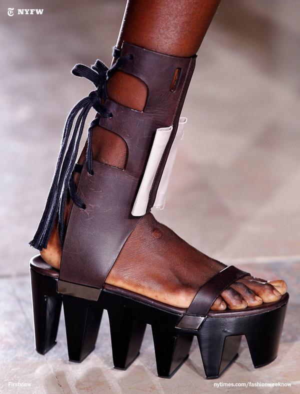 Monster Truck Shoes at Rick Owens During Fashion Week – Shoes Post